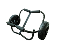 Capacité lourde en aluminium 1 personne Heavy Duty Beach Kayak Trolley Pedal Drive Fishing Sit-On-Top Kayak Trailer