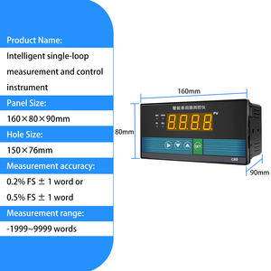 เครื่องมือวัด PT100 0-10V 4-20mA วัสดุเอบีเอสจอแสดงผลดิจิตอลแบบอุตสาหกรรม - Product Image 2