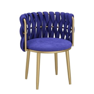 Silla de Salón de Uñas de Lujo Nórdico, Silla con Respaldo para el Hogar, Silla de Maquillaje, Silla de Comedor para Exteriores - Product Image 5