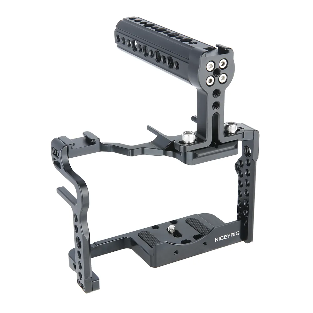 Niceyrig GH5/GH5S Cage with Top Handle for Panasonic Lumix Camera