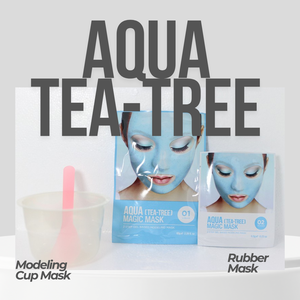 Masque facial magique coréen en caoutchouc, or, théier et charbon pour le contrôle du sébum, l'hydratation profonde et la réparation de la peau (tous types de peau) - Product Image 4
