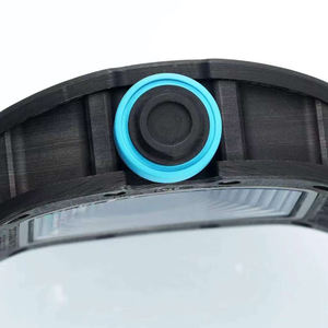 Reloj de Fibra de Carbono Sofisticado 5A 2026, Superficie de Zafiro, Mecanismo Visible Delicado, Correa de Goma Moderna - Product Image 4