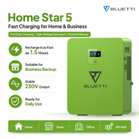 Sistem Penyimpanan Energi Generator Surya Rumah Tangga BLUETTI 5kWh Off Grid, Catu Daya 3.68kW untuk Beban Esensial Rumah Tangga dan Bisnis