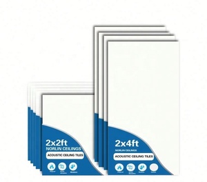 Tablero <span class=keywords><strong>de</strong></span> Techo Interior Ignífugo <span class=keywords><strong>de</strong></span> Alta Calidad, Techo Falso Acústico Ignífugo, Materiales <span class=keywords><strong>de</strong></span> <span class=keywords><strong>Lana</strong></span> <span class=keywords><strong>de</strong></span> <span class=keywords><strong>Roca</strong></span> para Oficina y Gimnasio - Product Image 1