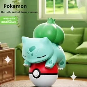 Figurine Pokémon Poké Ball qui brille dans le noir, boîte mystère, matériau PVC, jouet tendance, poupée faite à la main, cadeau - Product Image 5