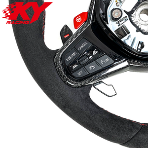 Volante LCI nuevo y mejorado de fibra de carbono y cuero personalizado para BMW G20 G2X G30 G3X G80 G82 G87 G8X G05 G07 F9X 2018-2026 - Product Image 2