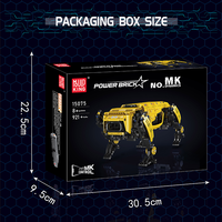 Mold King 15075Four-Legged Robot Hunde leistungs modul RC Mechanischer intelligenter Roboter Programmier barer Bildungs baustein