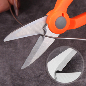 مقصات مهنية صناعية متعددة الوظائف من الفولاذ المقاوم للصدأ مقصات مسننة كهربائية لقطع الأسماك مقصات للركوب - Product Image 3