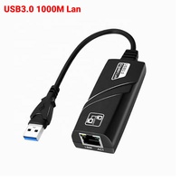 2026 USB3.0 1000Mbps Lan USB3.0 Adaptor Ethernet 10/100/1000Mbps Female RJ45 Instalasi Plug and Play