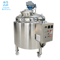 Cuve de mélange chauffante électrique en acier inoxydable de qualité alimentaire, réacteur à double enveloppe pour la production de confitures, sirops et sauces