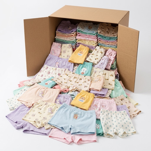 Ropa Interior Infantil para Todo el Año, Calzoncillos Tipo Bóxer, Calzoncillos Cortos, Estampados de Dibujos Animados de Arcoíris y Corazones, Tallas Surtidas para Niños y Niñas, Lote al por Mayor - Product Image 1