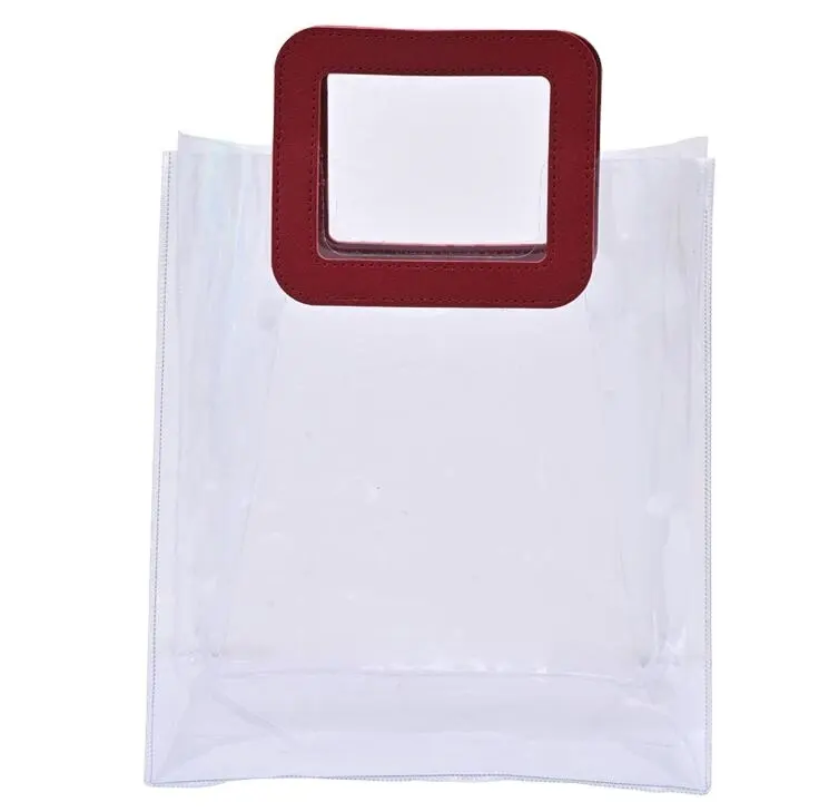 Transparent Toiletries Storage Bag Suitable For Holiday Travel Tote Bags PVC Fashion Cosmetics Bag