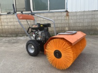 Balayeuse à neige multifonctionnelle JHS, moteur 6,5 CV essence, 800 mm, 3-en-1 (balayage, soufflage, bêchage), démarrage manuel, pour déneigement
