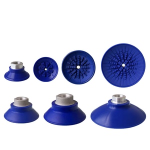 HOFUJNG SAF-30 Flat Rubber Single Layer <b>Suction</b> Cup Rubber 6cm Have Spring Industrial Silicone Rubber Vacuum <b>Suction</b> Cup - Product Image 2
