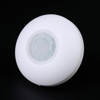 Détecteur infrarouge GTD RS485 9-24V, capteur de mouvement PIR avec portée de 3m, angle de 120°, montage au plafond pour éclairage domestique/bureau