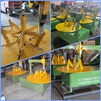 Machine de découpe de flancs de pneus robuste 2000 kg/h, coupe-bordure de pneus usagés pour usine de recyclage du caoutchouc