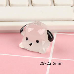 Nouveau design en gros dessin animé petit animal lumineux en trois dimensions résine matériaux faits à la main ornement - Product Image 2