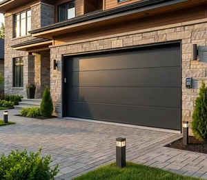 <span class=keywords><strong>Porte</strong></span> <span class=keywords><strong>de</strong></span> <span class=keywords><strong>garage</strong></span> <span class=keywords><strong>sectionnelle</strong></span> en acier américaine, moderne, entièrement isolée, <span class=keywords><strong>isolation</strong></span> thermique complète, <span class=keywords><strong>kit</strong></span> moteur, accessoires <span class=keywords><strong>d</strong></span>'installation - Product Image 5
