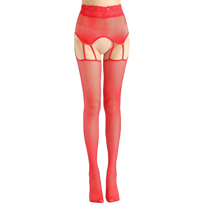 Lace Garter Belt Cutout Women Pantyhose Stocking Ladies Sexy Tights