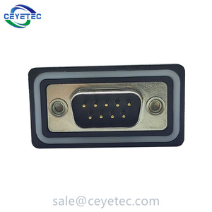 Đầu Nối Phụ 9 Chân <span class=keywords><strong>D</strong></span> Chống Nước Lỗ Xuyên Góc Phải Cho PCB - Product Image 4