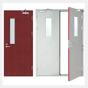 stainless steel flush doors