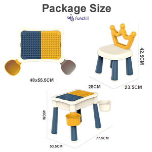 स्टडी डेस्क एजुकेशनल DIY असेंबल क्रिएटिव रनिंग मार्बल डिनो पैराडाइज चिल्ड्रन बिल्डिंग ब्लॉक्स - Product Image 5