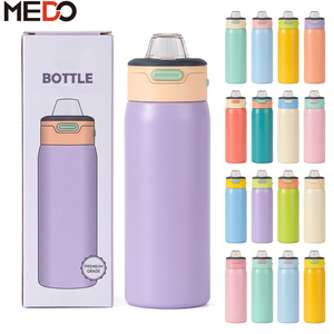 Gourde isotherme portable en acier inoxydable avec couvercle à ouverture rapide pour glace, double bec verseur et option paille, poignée de transport discrète - Product Image 6