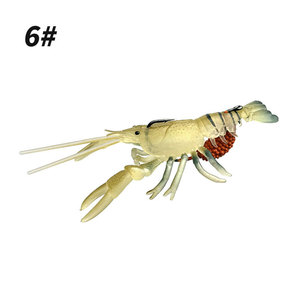 <span class=keywords><strong>Leurre</strong></span> de pêche souple en PVC ultra-réaliste en forme d'<span class=keywords><strong>écrevisse</strong></span> avec hameçons intégrés robustes pour la pêche au bar et aux poissons prédateurs en lac - Product Image 2