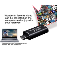 Carte de capture vidéo 4K UHD Carte de diffusion en continu Capture USB 2.0 1080P Carte de capture Enregistreur Boîte Support Win Dows pour caméra de jeu PS4