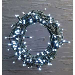 300 luces LED navideñas, blanco hielo, con transformador, 15+2 metros - Product Image 1