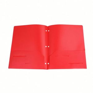 Pp Plastic Three-Hole Business Report Filing Double Pocket <b>File</b> <b>Folder</b> for Office Stationery Items - Product Image 5