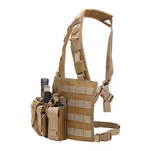 Conjunto de chaleco táctico Universal, bolsa Molle, arnés de <span class=keywords><strong>seguridad</strong></span>, bolsa de aparejo para el pecho - Product Image 2