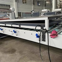 Machine de découpe automatique des bords Tongchi Machinery pour application de film sur panneaux, épaisseur maximale 18 mm, largeur maximale 1300 mm, réduit le travail manuel
