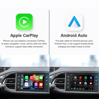 Interface CarPlay sans fil pour Peugeot Citroën SMEG MRN NAC avec caméra de recul et Mirror Link