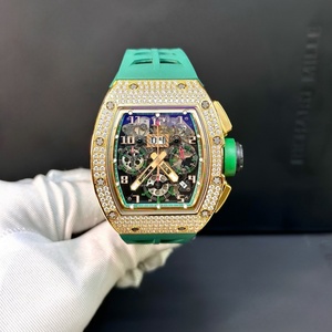 Bright Limited Edition Three-eye <b>Chronograph</b> Skeleton Carbon Fiber Men's <b>Automatic</b> Mechanical Watch - Product Image 4