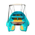 Kayak de pêche pour 4 personnes avec boucle moteur Bateaux gonflables en caoutchouc PVC Pliable Aviron Canoë Craft Dinghy - Product Image 5