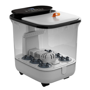 전기 가열 발 목욕 스파 그릇 새로운 기술 롤러 일정한 버블 페디큐어 분지 발 흡수 욕조 마사지 - Product Image 1