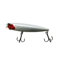 LUTAC Crayon VIB/110MM/21G/ Treble Treble Hook 6 # Floating Stick Baits Lead Beads Laser Skin 3D Holographic Eyes ABS/PVC Plastic