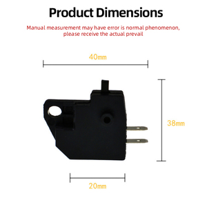 Interruptor de Freno para Motocicleta, Interruptor de Cilindro Maestro de Freno de Disco Hidráulico para Scooter, Motocross, Bicicleta Eléctrica - Product Image 2