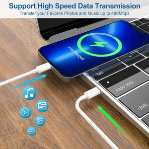 Cable de <span class=keywords><strong>Carga</strong></span> Rápida Premium de 2 m (6.6 pies) USB C Tipo C a Lightning de 8 Pines PD20W <span class=keywords><strong>para</strong></span> <span class=keywords><strong>iPhone</strong></span> 7 8 X <span class=keywords><strong>Xs</strong></span> XR 11 12 13 14 Pro <span class=keywords><strong>Max</strong></span> - Product Image 3