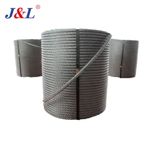 Julisling Flat Steel Wire Rope Ungalvanized Steel Non Rotate Wire Ropes OEM ODM Construction Winch Good Quality