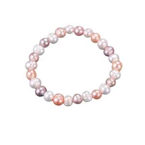 Pulsera de Perlas de Agua Dulce Barrocas de 7mm al por Mayor para Mujer, Selección Hecha a Mano por Stall Supply, Elegante Opción en Vivo - Product Image 5