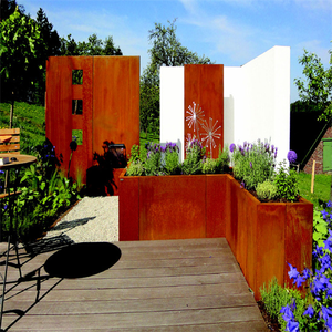 Best Selling Corten <b>Screens</b> Outdoor Room Divider Outdoor Garden Metal <b>Screen</b> in Multi Designs - Product Image 3