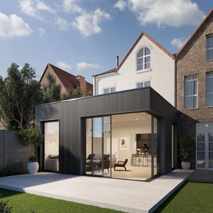 ألواح حوائط حديثة مقاومة للماء كسوة خارجية للحدائق بتصميم مخدد خالية من الرطوبة للوقوف الخارجي - Product Image 6