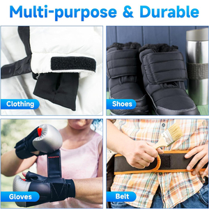 لفة شريط حلقي من البوليستر غير لاصق للظهر غير قابل للالتصاق بمقبض قوي لخياطة الملابس والستائر والحقائب والأحذية - Product Image 6