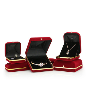 PUG Personalizzato di disegno Dei Monili del pacchetto della scatola di oro <span class=keywords><strong>argento</strong></span> timbro Logo Personalizzato Contenitore di Monili per la collana del braccialetto anello - Product Image 6