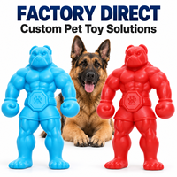 Jouet à mâcher robuste en nylon solide pour chien Boxer, jouet à mâcher pour les dents et les molaires, pour chiens agressifs, pour Rottweiler