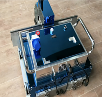 Équipement de nivellement de sols industriels, robot de nivellement de mortier de ciment pour utilisation en intérieur