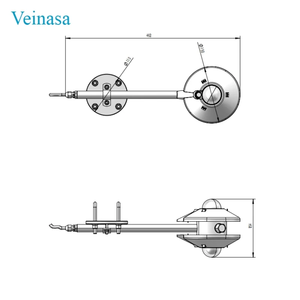 Veinasa-JFS Outdoor Kurzwellen-Strahlungs-Solar-Erdnetzstrahlungssensor (NR) RS485 Netzstrahlungsmessgerät OEM&ODM unterstützt - Product Image 6
