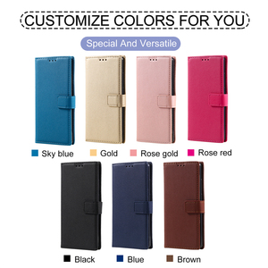 Funda de teléfono con Clip trasero de cuero PU con cordón para <span class=keywords><strong>Samsung</strong></span> <span class=keywords><strong>Galaxy</strong></span> S24 Ultra S23 FE A03 <span class=keywords><strong>A13</strong></span> A14 A24 A34 A54 A15 A25 A05 A55 - Product Image 2